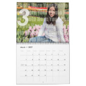 Jaar in afbeeldingen aangepaste foto 12 maanden kalender (Mar 2027)