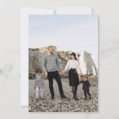 Jaar in de Review Familie Kerstmis Fotokaarten Feestdagenkaart (Achterkant)