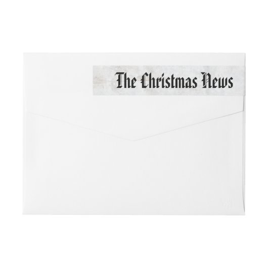 Jaar in de Review Kerstkrant Retouradres (Achterkant)