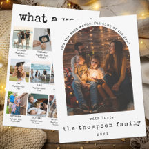 Jaar in de Review Minimalistische foto Christmas C