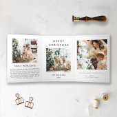 Jaar in de Review Moderne kerst Kaart