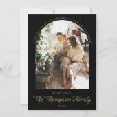 Jaar in de Review Wat een jaar Foto Christmas Coll Feestdagenkaart (Voorkant)