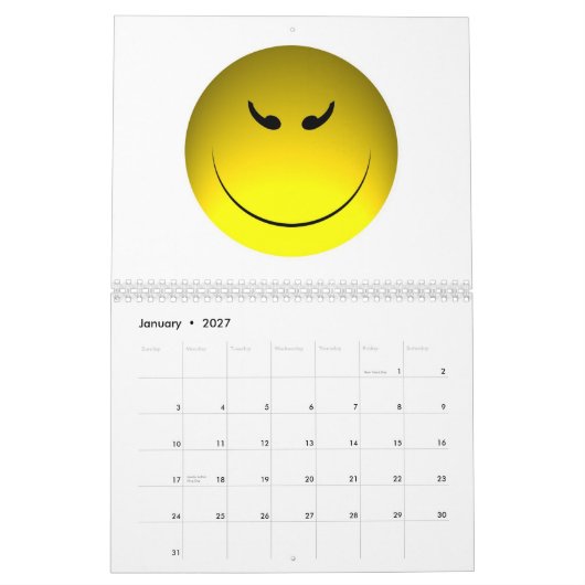 Jaar in facetten kalender (Jan 2027)