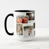 Jaar in Momenten 11 Familiefotocollage & Bijschrif Mok (Links)