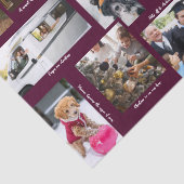 Jaar in Momenten 25 Familiefotocollage & Bijschrif Tissuepapier (Detail)