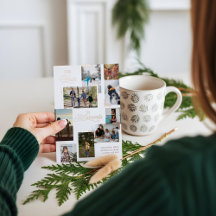 Jaar in Momenten Familie Fotocollage Kerstmis