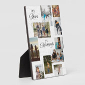 Jaar in Momenten Fotogalerij Collage Keepsake Fotoplaat (Zijkant)