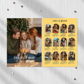 Jaar in Review 12 Fotofamilie Feestdagenkaart