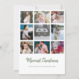Jaar in Review 9 Foto Merry kerstkaart Kaart