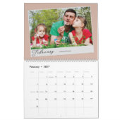 Jaar in Review aangepaste geheugenkalender voor fa Kalender (Feb 2027)