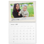 Jaar in Review aangepaste geheugenkalender voor fa Kalender (Jan 2027)