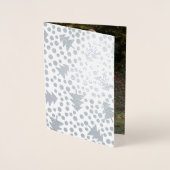 Jaar in Review | Kerstfotofeestdag Folie Kaarten (Voorkant)