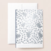 Jaar in Review | Kerstfotofeestdag Folie Kaarten (Met envelop)