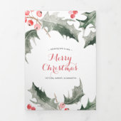 Jaar in Review kerstkaart Drieluik Wenskaart (Cover)