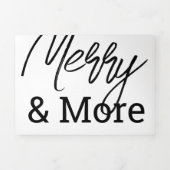 Jaar in Review Krant Familie Baby Arch Foto's Drieluik Wenskaart (Cover)