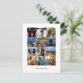 Jaar in Review met Foto's Kaart (Staand voorkant)