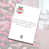 Jaar in Review Photo Collage Trendy Ornament Feestdagenkaart