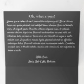 Jaar in review tekst en foto drieluik wenskaart (Binnenzijde eerst)