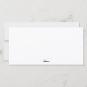 Jaar in Review Twaalf op persoonlijke kerstmis Feestdagenkaart (Achterkant)