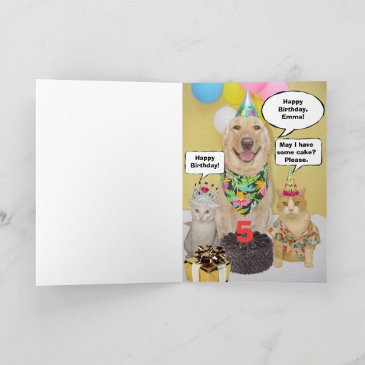 jaar Kind Kaart (Binnen)