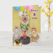  jaar Kind Kaart (Gele Bloem)