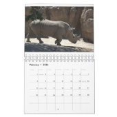 Jaar met dieren kalender (Feb 2026)