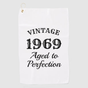 jaar met perfectie Birthday golfcadeau Golfhanddoek
