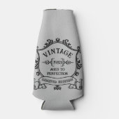 jaar oud tot perfectie op maat geboortejaar flesjeskoeler (Voorkant)