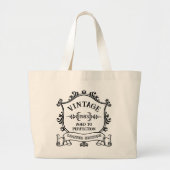 jaar oud tot perfectie op maat geboortejaar grote tote bag (Voorkant)