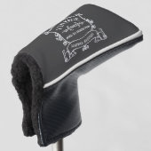 jaar oud tot perfectie Verjaardagsjaar Golfheadcover (3/4 voorkant)