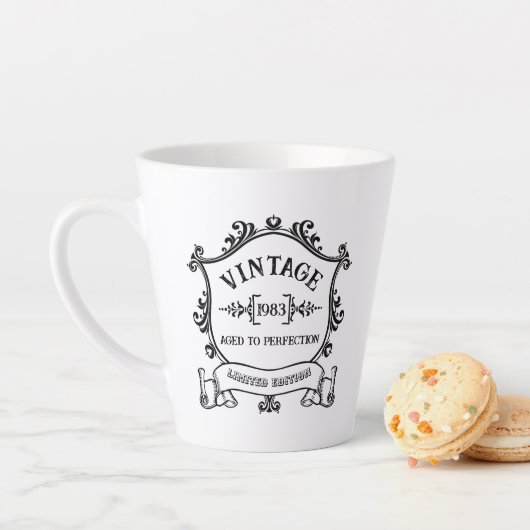 jaar oud tot perfectie Verjaardagsjaar Latte Mok (In situ)