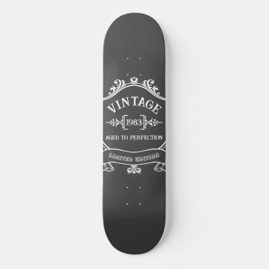  jaar oud tot perfectie Verjaardagsjaar Persoonlijk Skateboard (Voorkant)