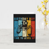 Jaar Oud Verjaardagsjongen 10 Tijd om 10e BIR op n Kaart (Gele Bloem)