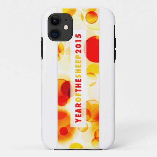 jaar schapen 2015 (bokeh) Case-Mate iPhone case (Achterkant)
