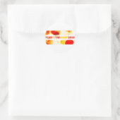 jaar schapen 2015 (bokeh) ronde sticker (Tas)