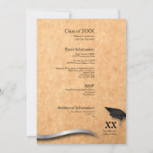 jaar Silver Class Reunion Kaart (Achterkant)