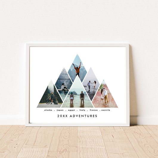 Jaar van Avontuur Familie Cadeau Reizen Bestemming Poster