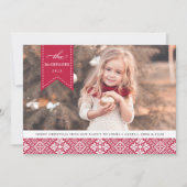 Jaar van banner | Vakantieknopkaart Feestdagenkaart (Voorkant)