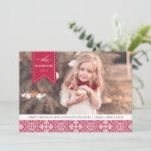 Jaar van banner | Vakantieknopkaart Feestdagenkaart (Staand voorkant)