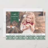 Jaar van banner | Vakantieknopkaart Feestdagenkaart (Voorkant)