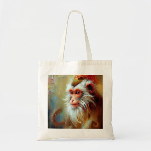 Jaar van de Aap 12 Tote Bag (Voorkant)