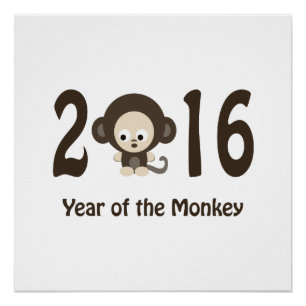 Jaar van de aap 2016 poster