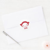 Jaar van de Aap 2016 Sticker (Envelop)
