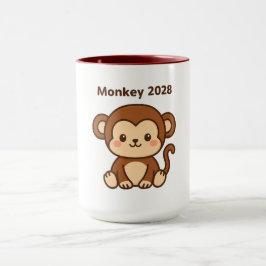 Jaar van de Aap 2028 Mok