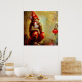 Jaar van de Aap 5 Poster (Keuken)