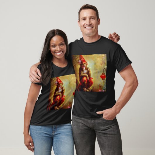 Jaar van de Aap 5 T-shirt (Unisex)