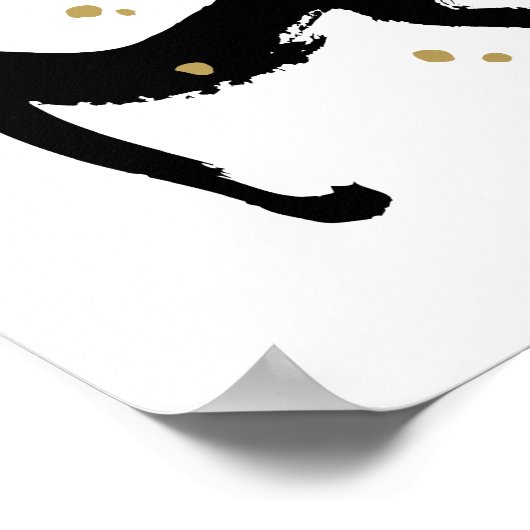 Jaar van de aap - Chinese dierentuin Poster (Hoek)