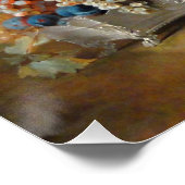 Jaar van de aap Fruits Flowers Fine Art Poster (Hoek)