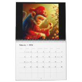 Jaar van de aap kalender (Feb 2026)