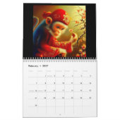 Jaar van de aap kalender (Feb 2027)